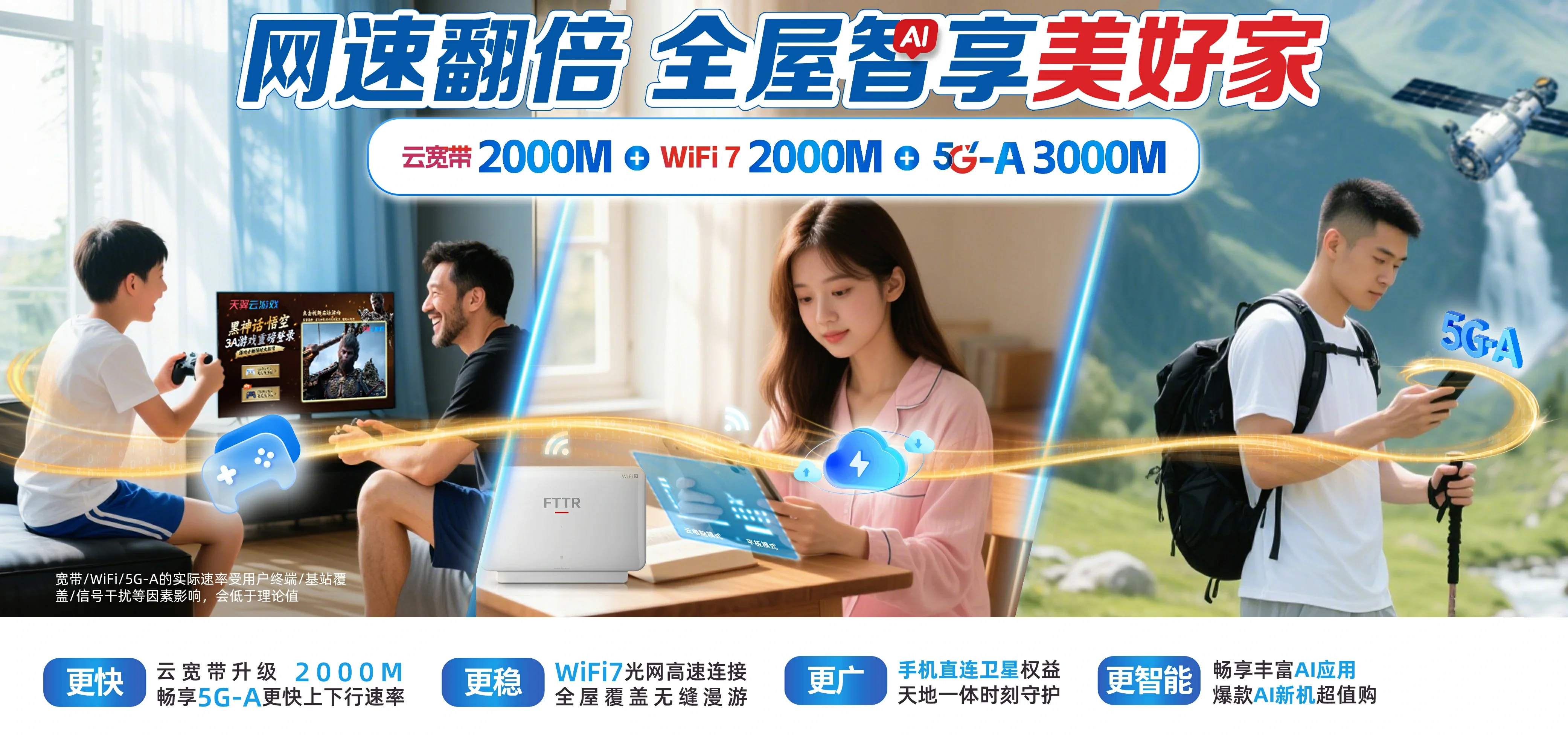 中国电信 库伦旗电信宽带 宽带套餐
